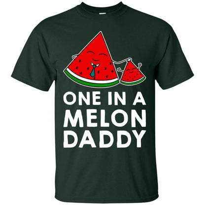 One In A Melon Daddy Funny Summer Melon Fruit Shirt Forest