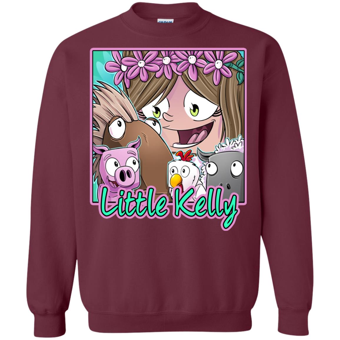 Little Kelly Minecraft Little Club Adventures Shirt Maroon