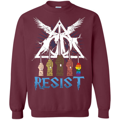 Resist Harry Potter Fan T-shirt Maroon
