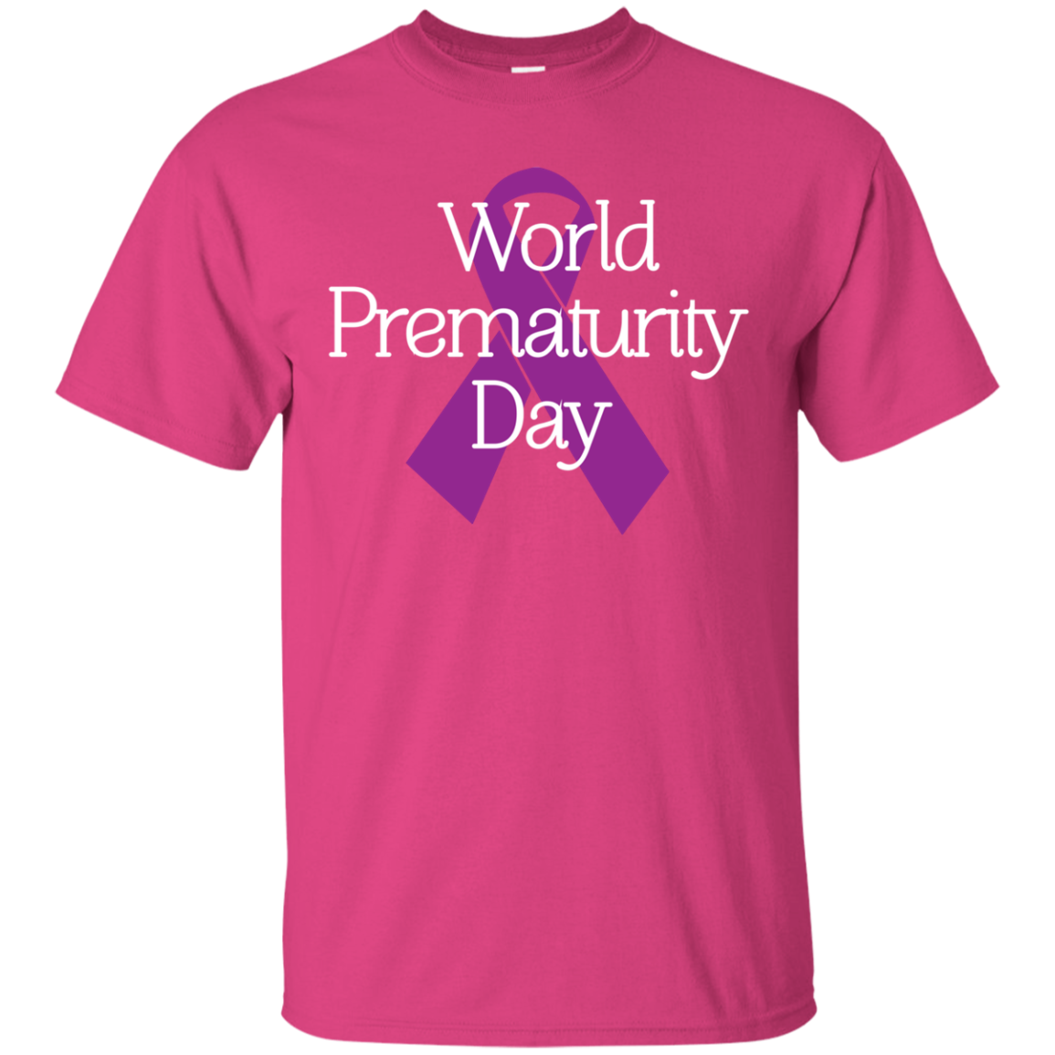 Cancer Awareness T-shirt World Prematurity Day T-shirt Heliconia