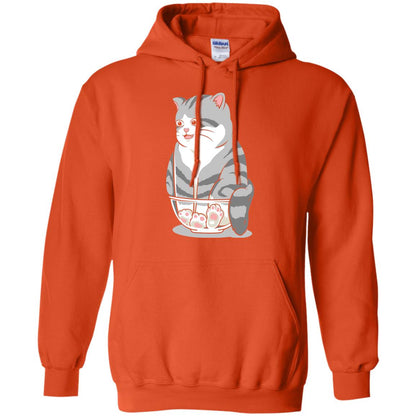 Cat Smile Cat Lover T-shirt Orange