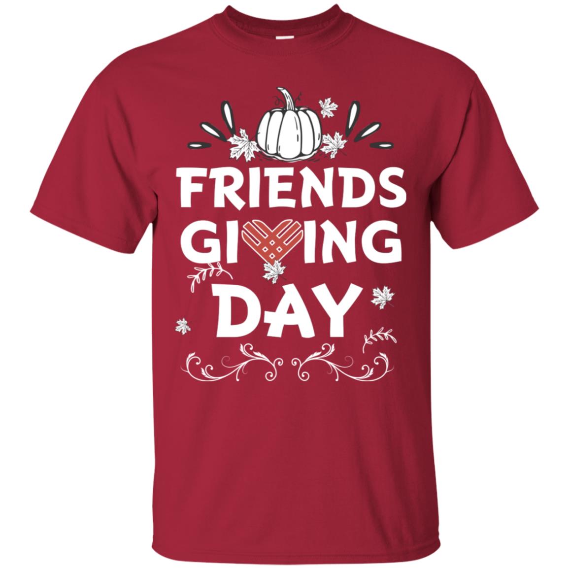 Friend Giving Day Shirt Cardinal