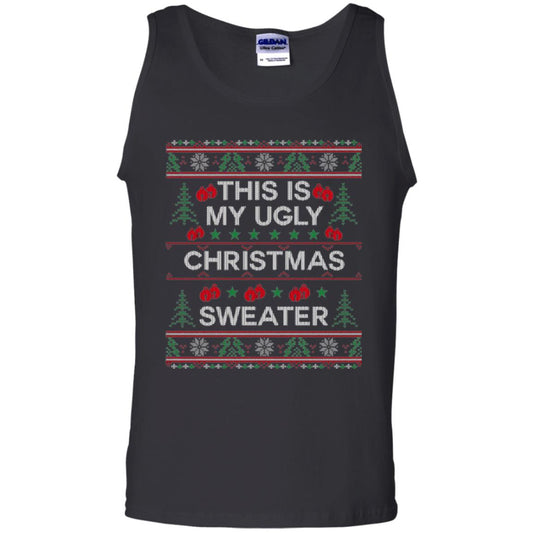 Christmas T-shirt This Is My Ugly Christmas Sweater Black