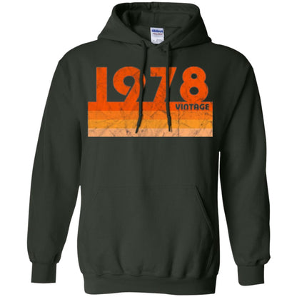 Vintage Retro 1978 T-shirt 40 Years Old Gift T-shirt Forest Green