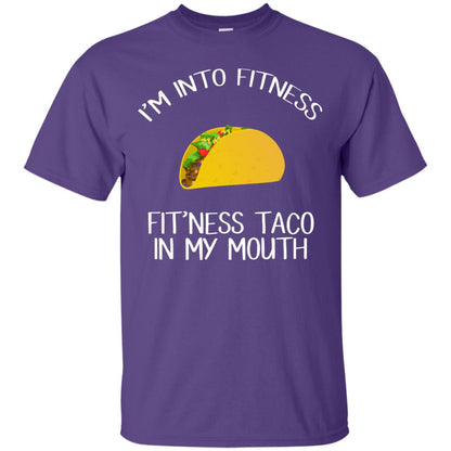 Taco Lover Shirt Fitness Taco In My Mouth Purple