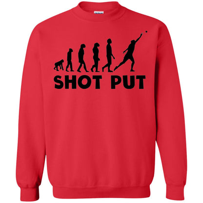 Funny Shot Put Evolution T-shirt Red