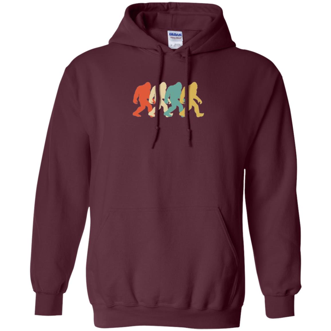 Bigfoot T-shirt Maroon