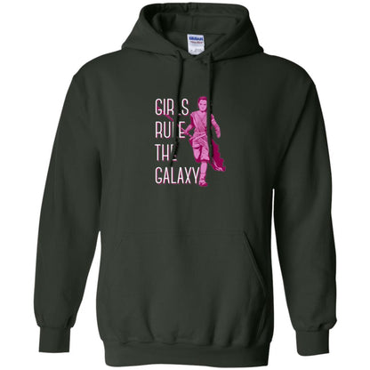 Film T-shirt Girls Rule The Galaxy T-shirt Forest Green