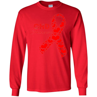 Chd Congenital Heart Defect Awareness T-shirt National Wear Red Red