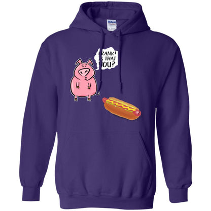 It That You Funning Saying Pig Hotdog Gift Shirt Purple
