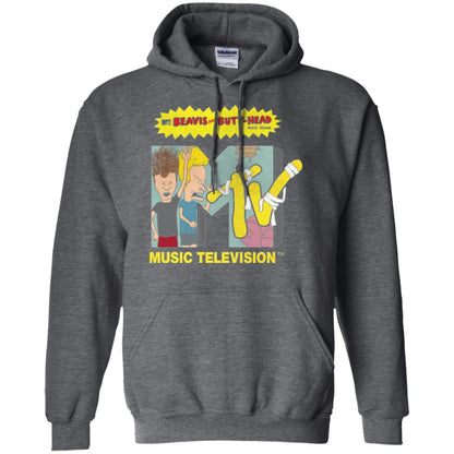 Mtv Logo T-shirt Beavis And Butt Head Dark Heather