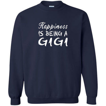 Happiness Is Being A Gigi Grandma Shirt Navy