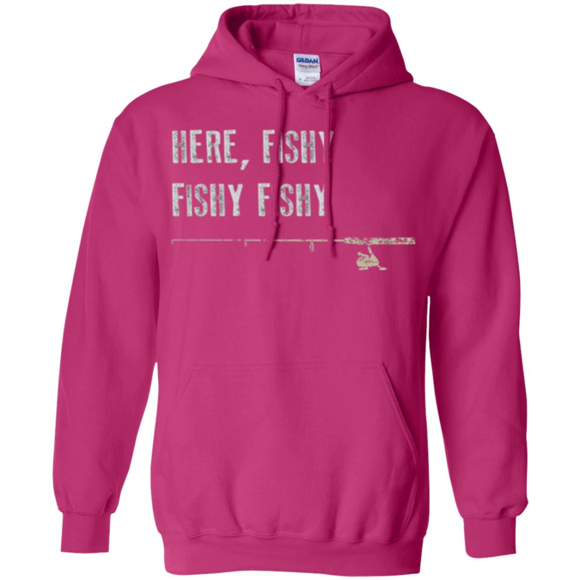 Fishing Lover T-shirt Here Fishy Fishy Heliconia