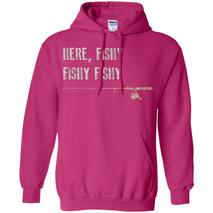 Fishing Lover T-shirt Here Fishy Fishy Heliconia