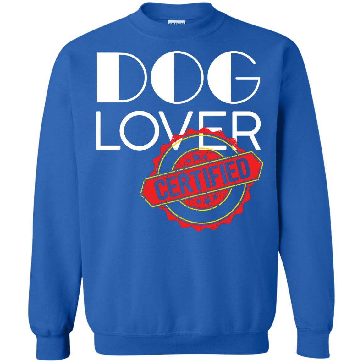 Dog Lover T-shirt Certified Royal