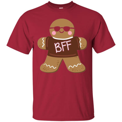 Gingerbread T-shirt Best Friend Forever Cardinal
