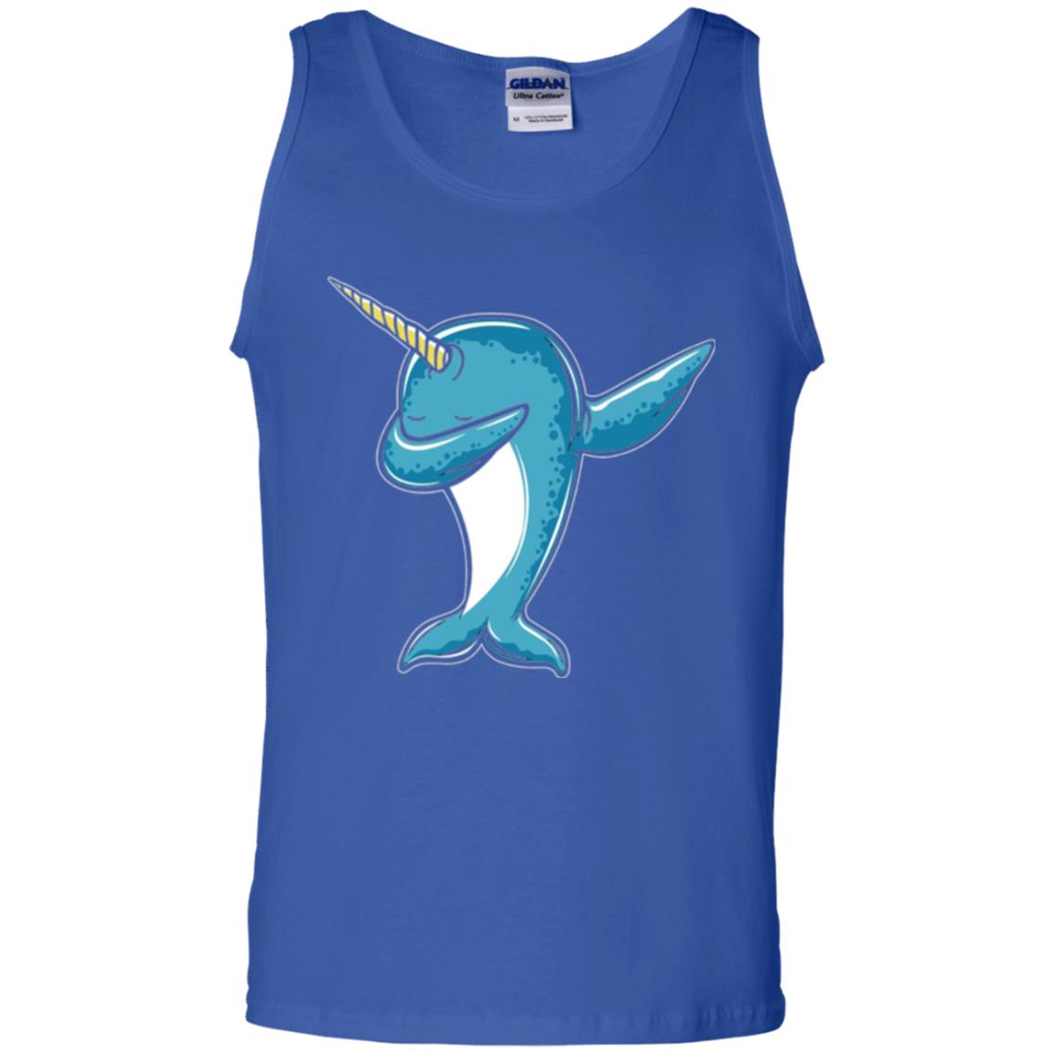 Dabbing Narwhal T-shirt Royal