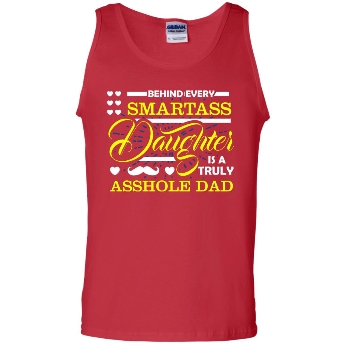 Behind Every Daughter Is A Truly Dad Family Shirt Red