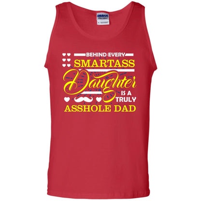 Behind Every Daughter Is A Truly Dad Family Shirt Red