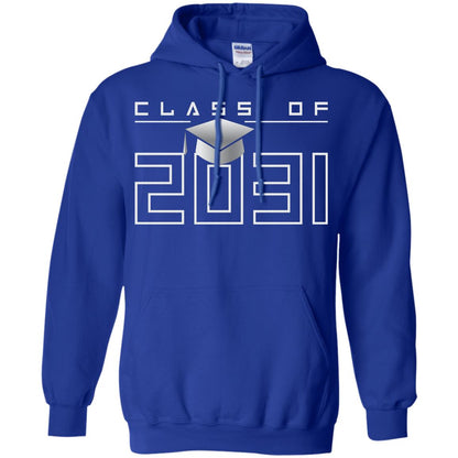 Class Of 2031 Kindergarten First Day Of School Graduate In 2031 Shirt Royal