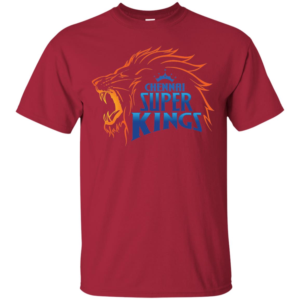 Chennai Super Kings Cricket Fans 2018 T-shirt Cardinal