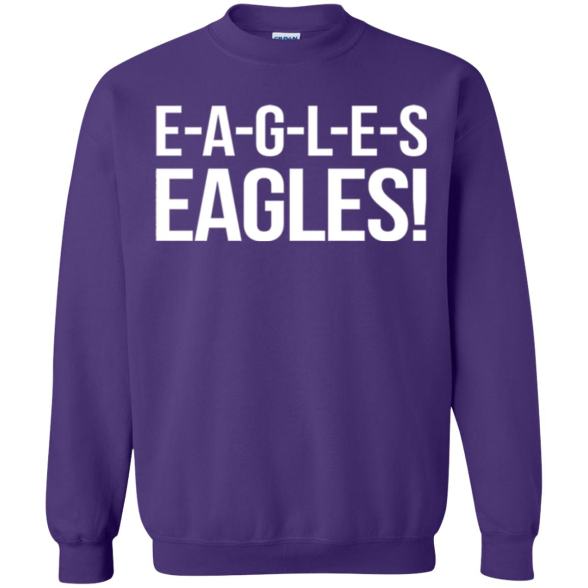 E-a-g-l-e-s Eagles Chant T-shirt Purple