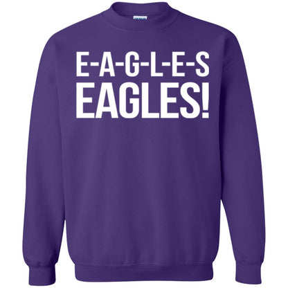 E-a-g-l-e-s Eagles Chant T-shirt Purple