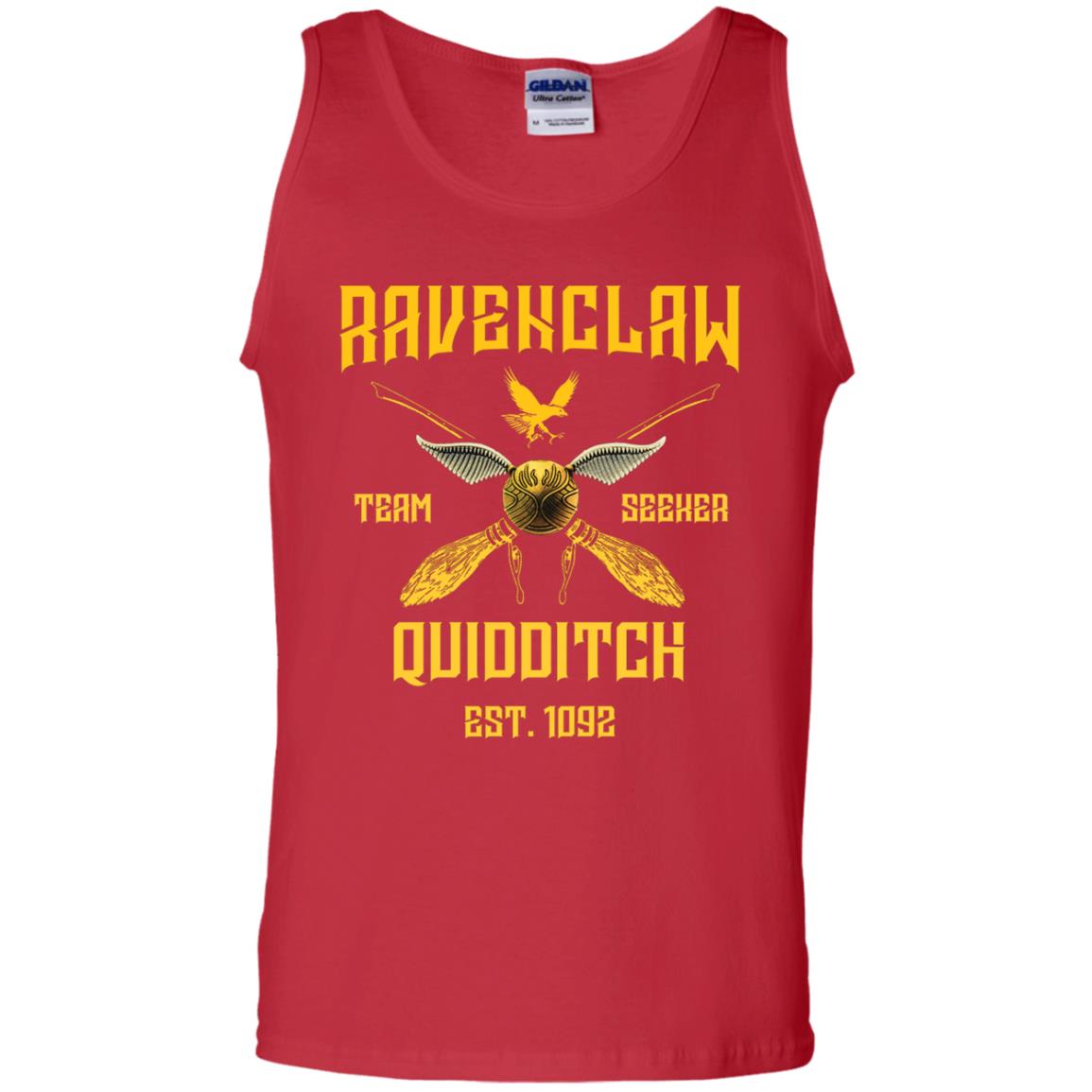 Ravenclaw Quiddith Team Seeker Est 1092 Harry Potter ShirtG220 Gildan 100% Cotton Tank Top