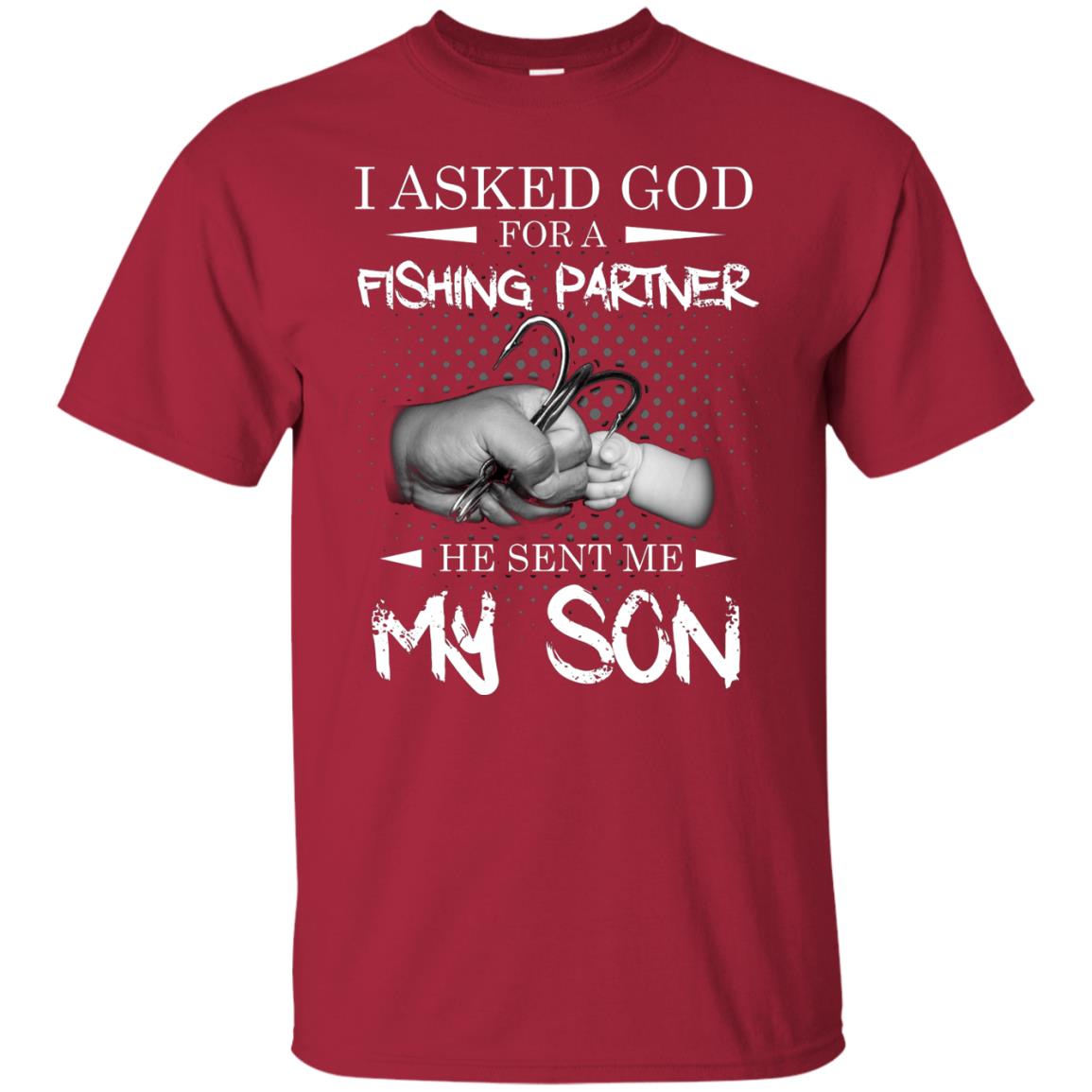 Fishing Daddy Shirt I Asked God For A Fishing Partner He Sent Me My Son Cardinal