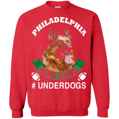 Football Lover T-shirt Philadelphia Bird Gang Underdogs 2018 Red