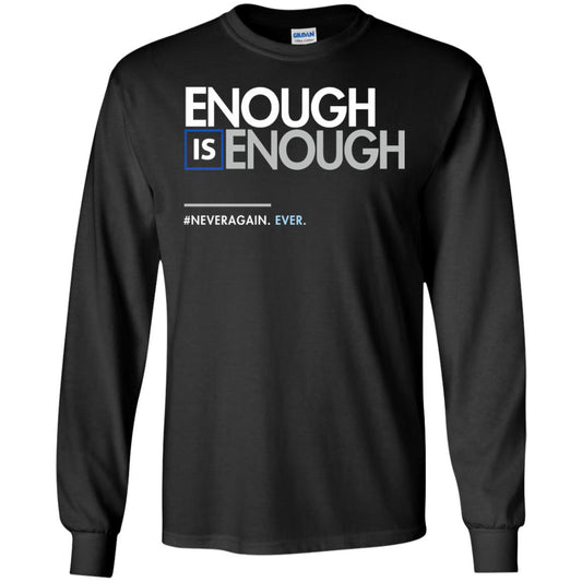 Enough Is Enough Gun Control T-shirt Black