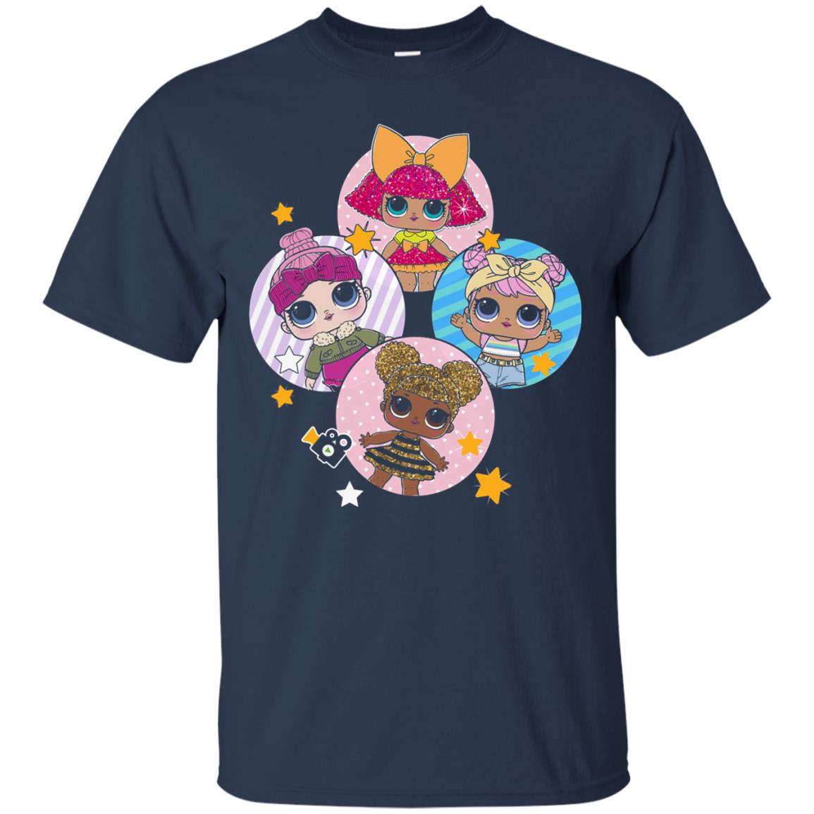 Dolls Lol Birthday #squadgoals Doll Lover T-shirt Navy