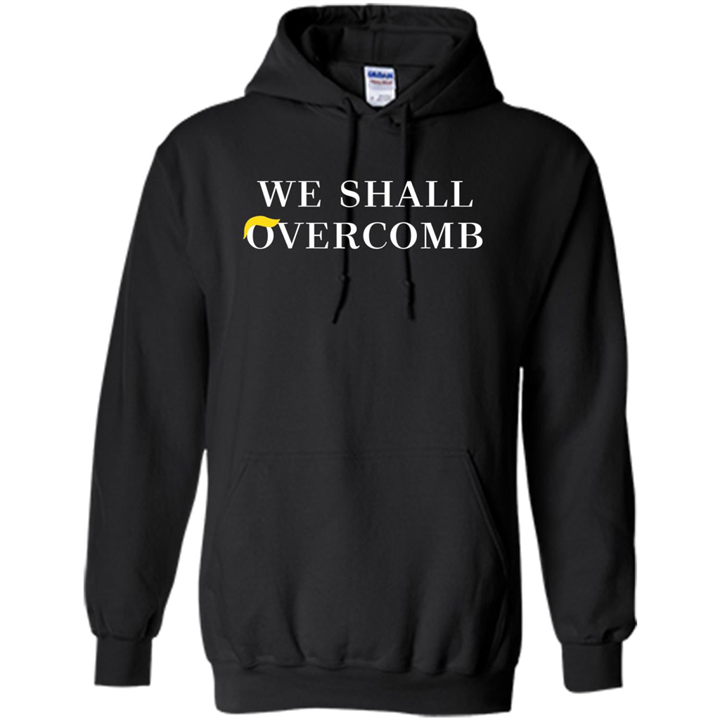 American T-shirt We Shall Overcomb Black