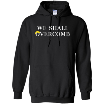 American T-shirt We Shall Overcomb Black