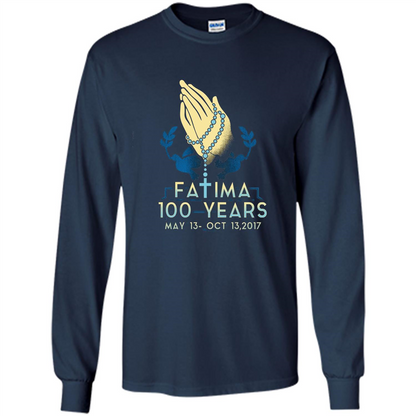 Fatima 100 Years T-shirt Navy