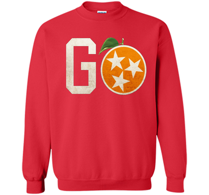 Tennessee Vintage Distressed Orange and White Flag Shirt t-shirt Red