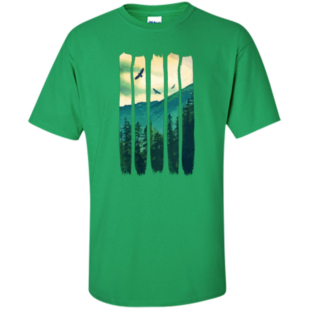 Vintage Mountain T-shirt Irish Green
