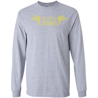 Christian T-shirt The Lord Is My Strength Sport Grey