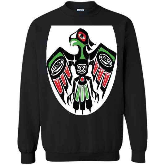 Native American Eagle T-shirt Black