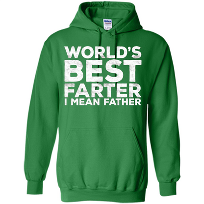Fathers Day T-shirt World's Best Farter I Mean Father Irish Green