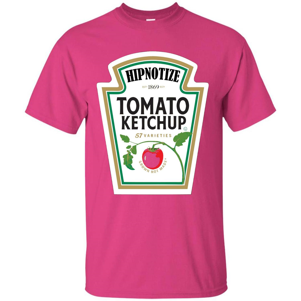 Ketchup Condiment Costume T-shirt Tomato Ketchup 57 Varieties Grown Not Made Heliconia
