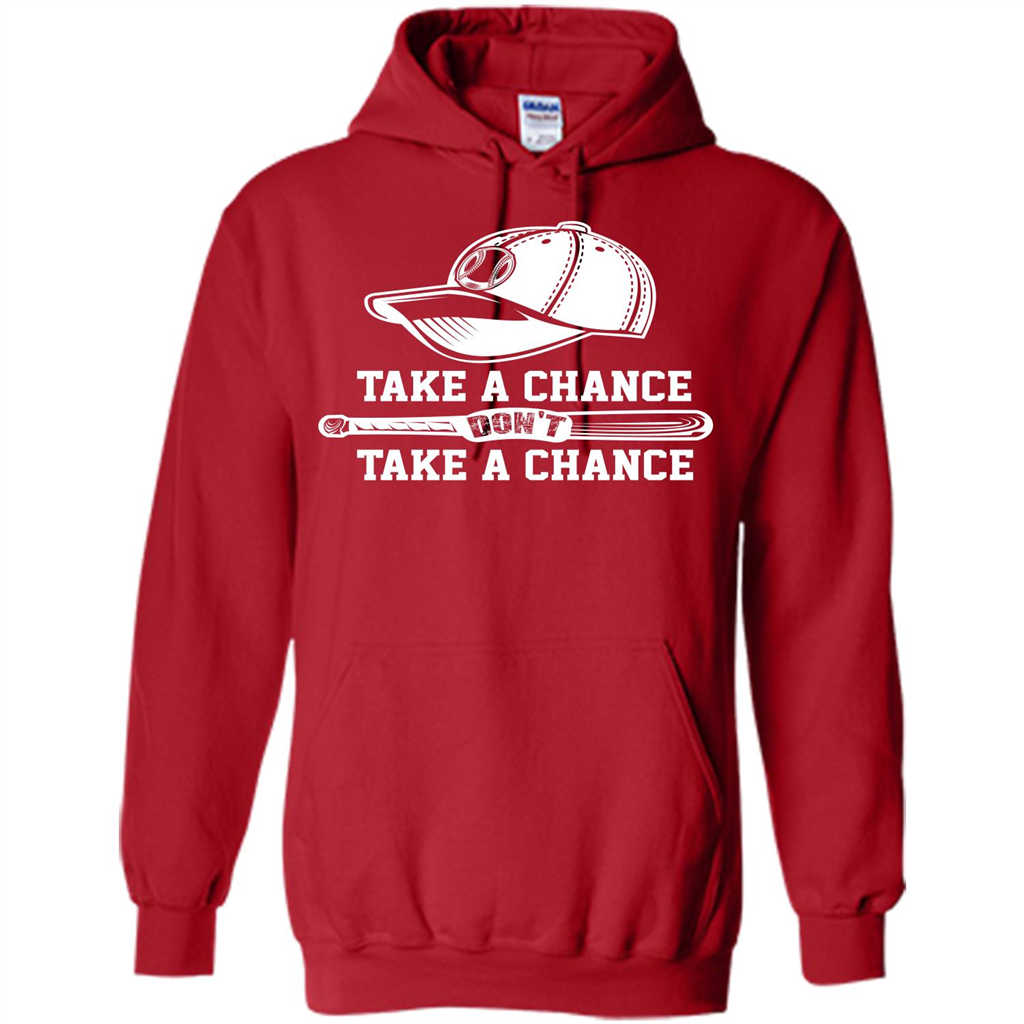 Football T-shirt Take A Chance Don't Take A Chance Red