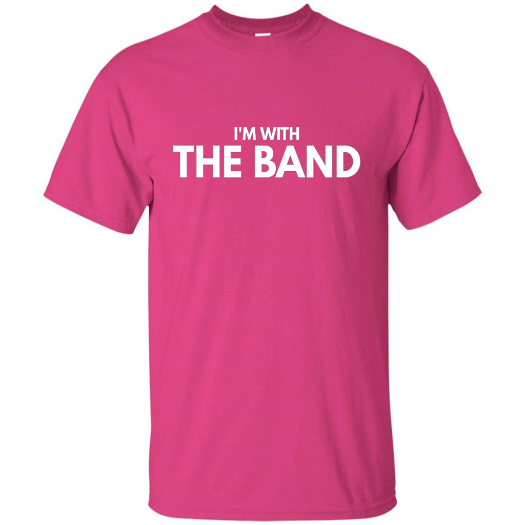 Music Lover T-shirt I'm With The Band Heliconia