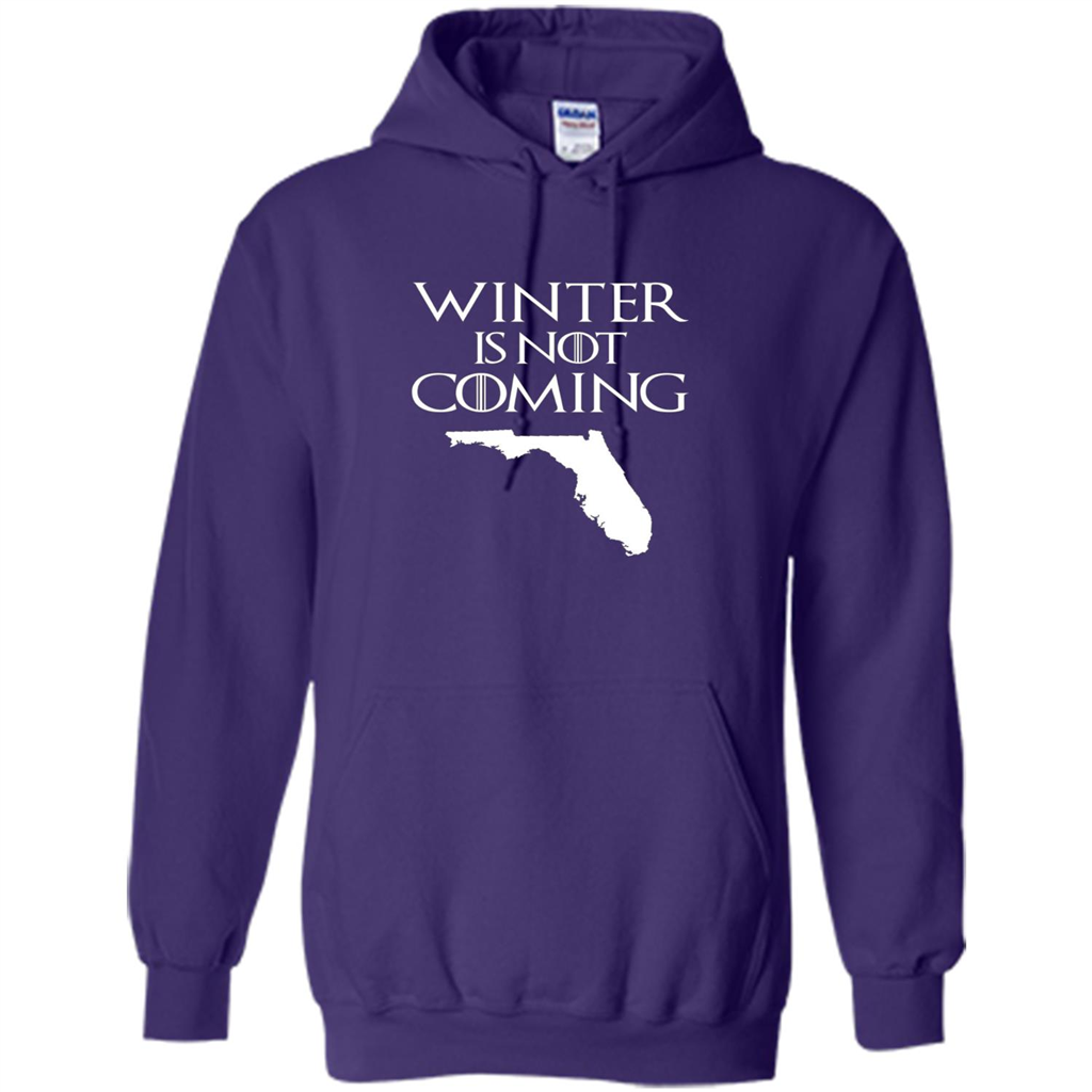 Florida Funny T shirt Winter Is Not Coming Purple
