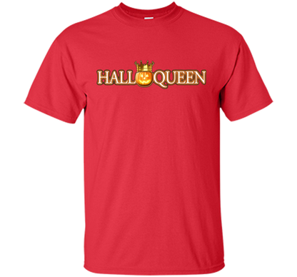 Halloween T-Shirt Halloween Pumpkin Queen T-shirt Red