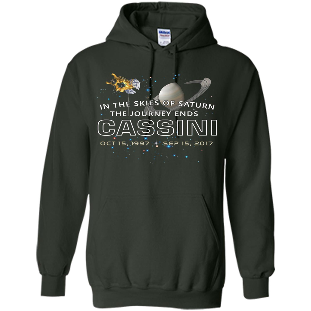 Cassini Spacecraft: End Of Mission At Saturn T-shirt Forest Green