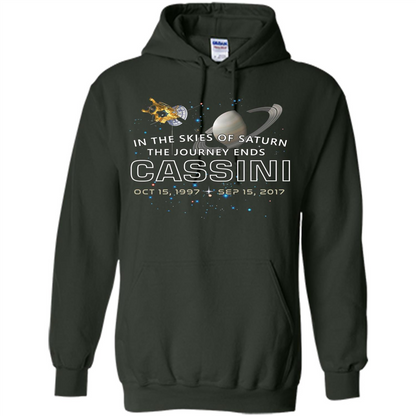 Cassini Spacecraft: End Of Mission At Saturn T-shirt Forest Green