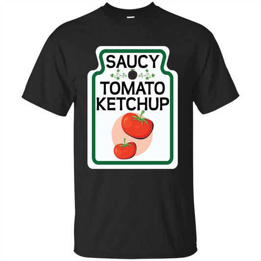 Saucy Tomato Ketchup T-shirt Black