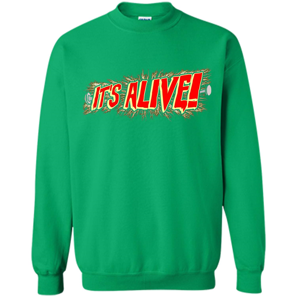 It's Alive Frankenstein T-shirt Irish Green