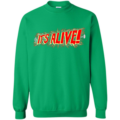 It's Alive Frankenstein T-shirt Irish Green